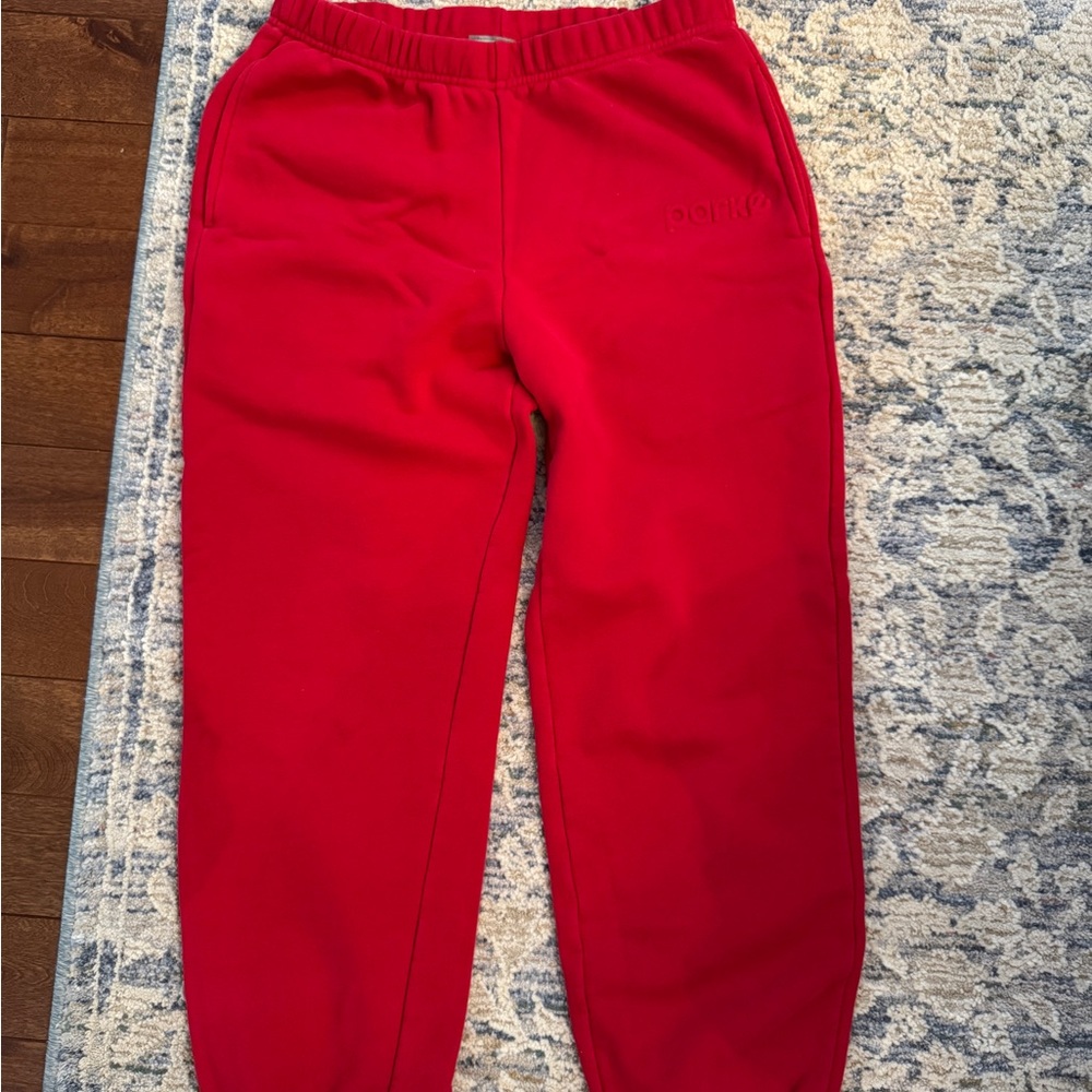 Parke Valentine’s Day Sweatpants – Red – Size S – Sold Out - Picture 2 of 5
